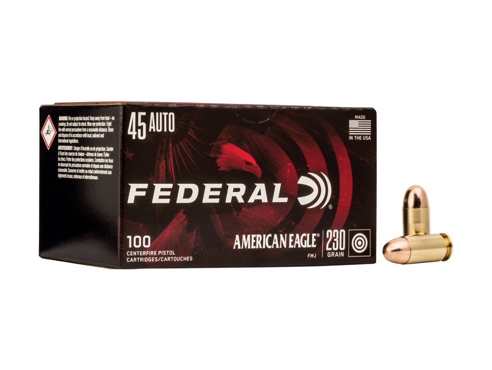 FEDERAL AE 45 AUTO 230GR FMJ - 100RD