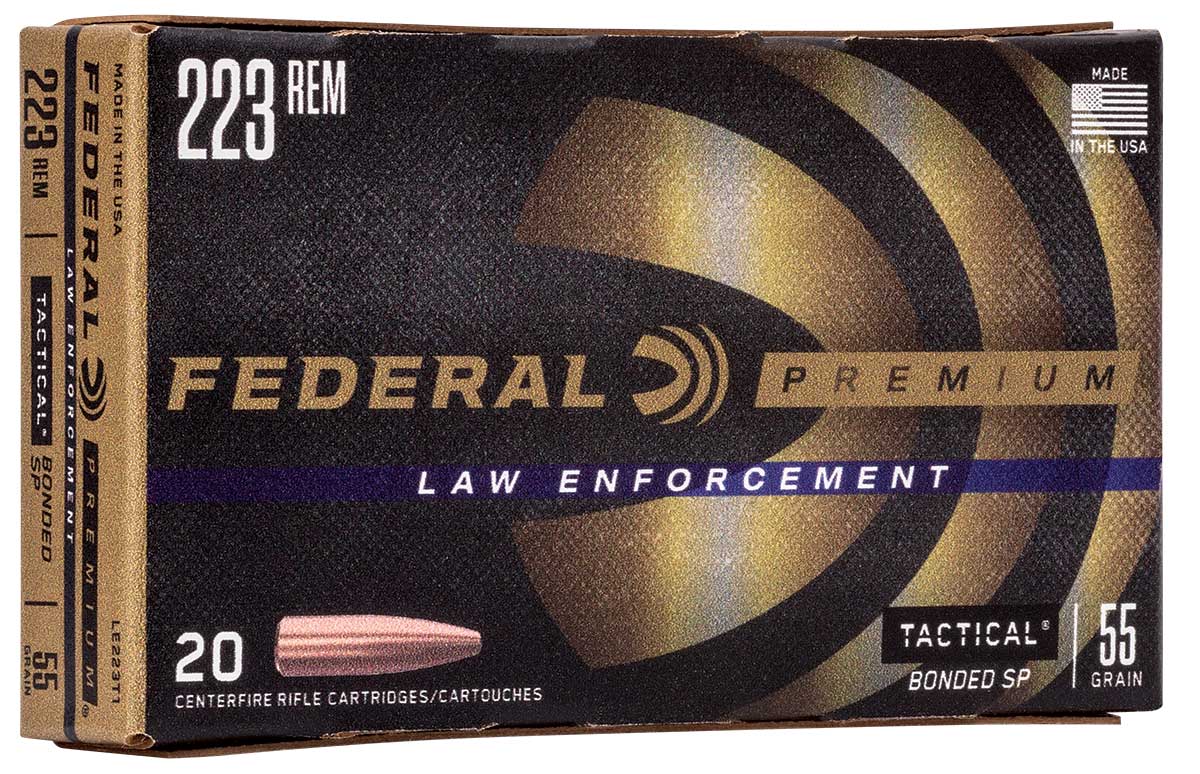 FEDERAL TACTICAL BONDED 223 55 GRAIN