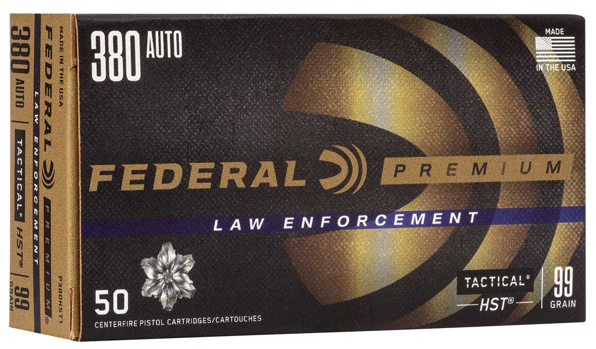 FEDERAL HST 380AUTO 99 GRAIN, HOLLOW POINT