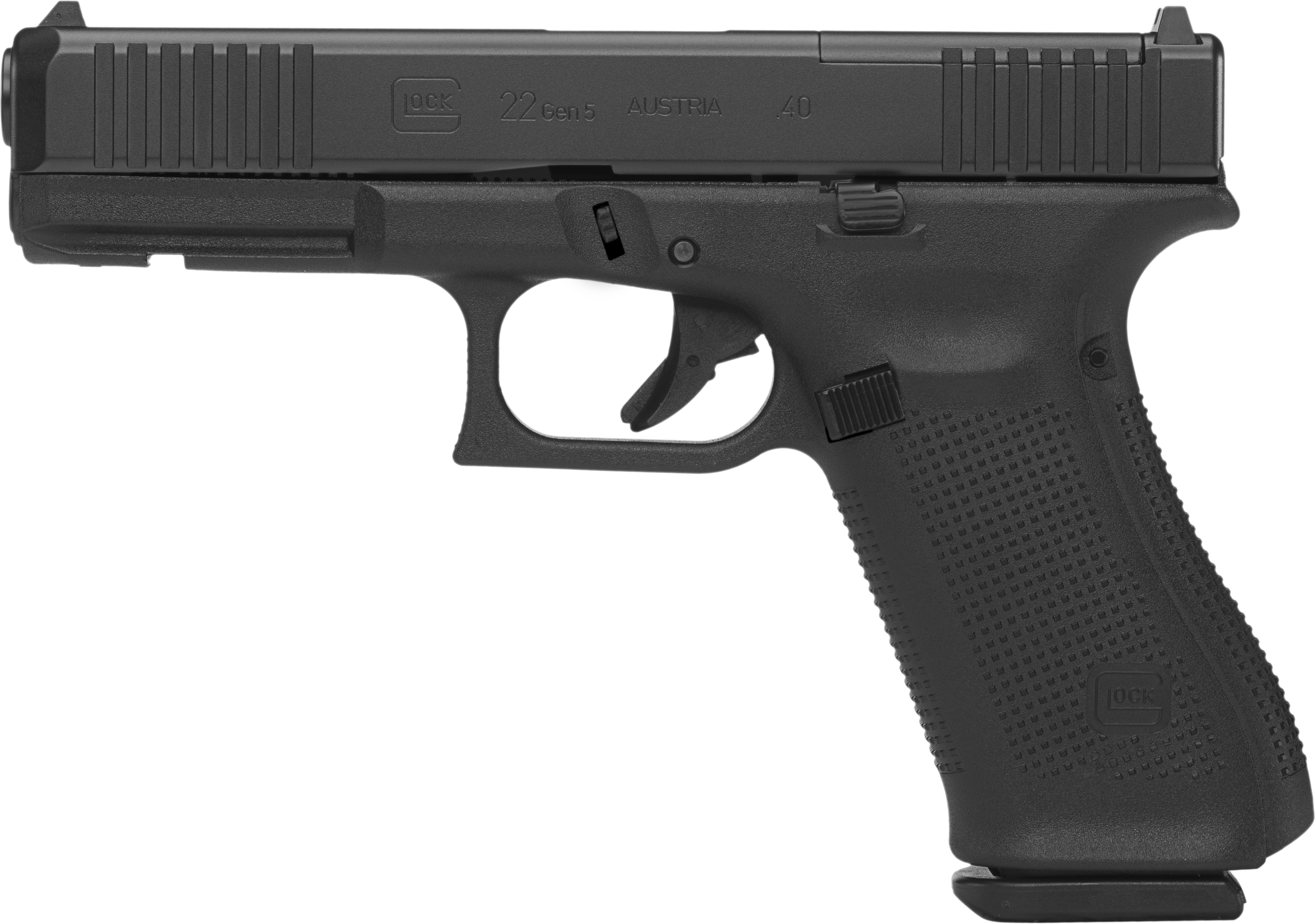 GLOCK 22MOS GEN5 40S&W PISTOL, BLACK, FIXED SIGHTS