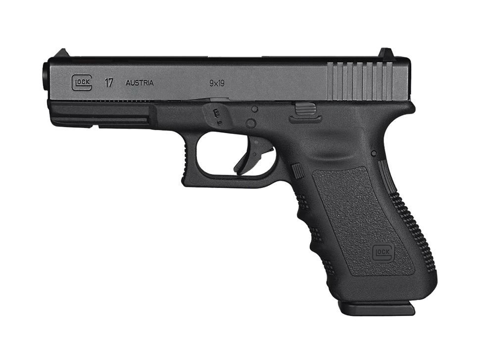 GLOCK 17 9MM PSTL BLK FXD 5LB LE
