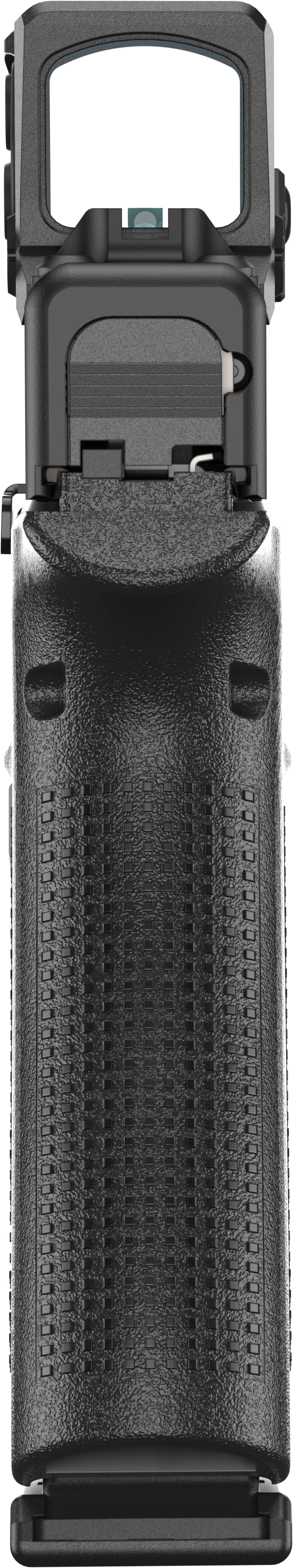 GLOCK 43X MOS8 9MM PISTOL, BLACK, FRONT RAILS, 