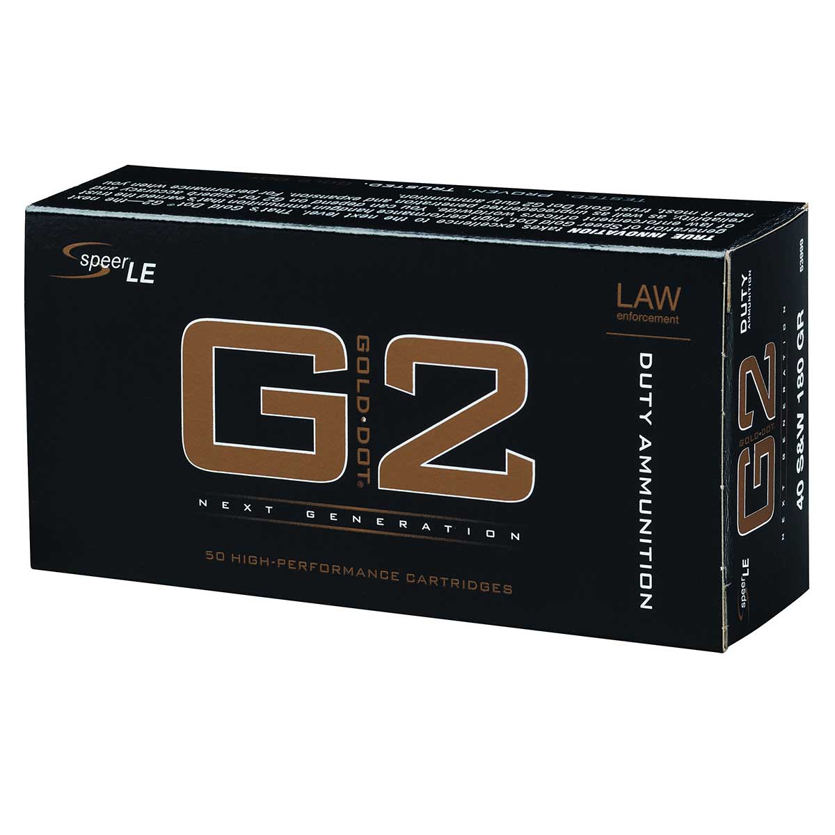 SPEER GOLD DOT G2 40S&W 180 GRAIN HOLLOW POINT 